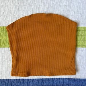 Garage - Ribbed Tank Bandeau Cropped Top